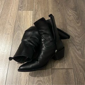 Western style ankle boots